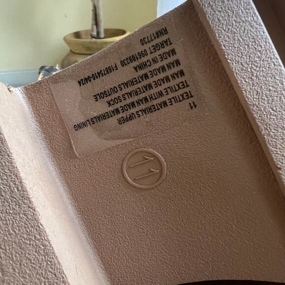 Chunky Heel Women's Kyrie Tan Ankle Sock Boots Size 11 NWOT Block Stacked Heel - Picture 6 of 7